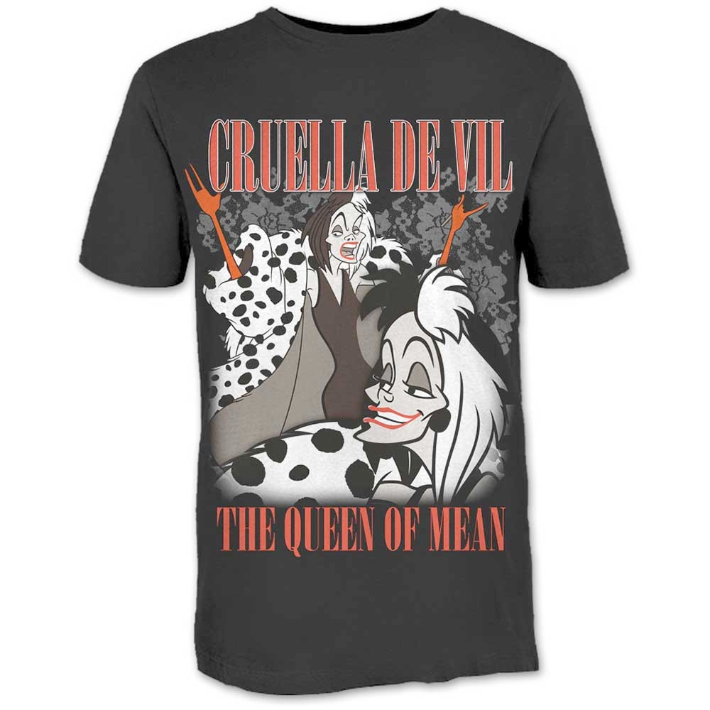 Disney 101 Dalmatians - Cruella Homage Unisexe Tshirt - Noir